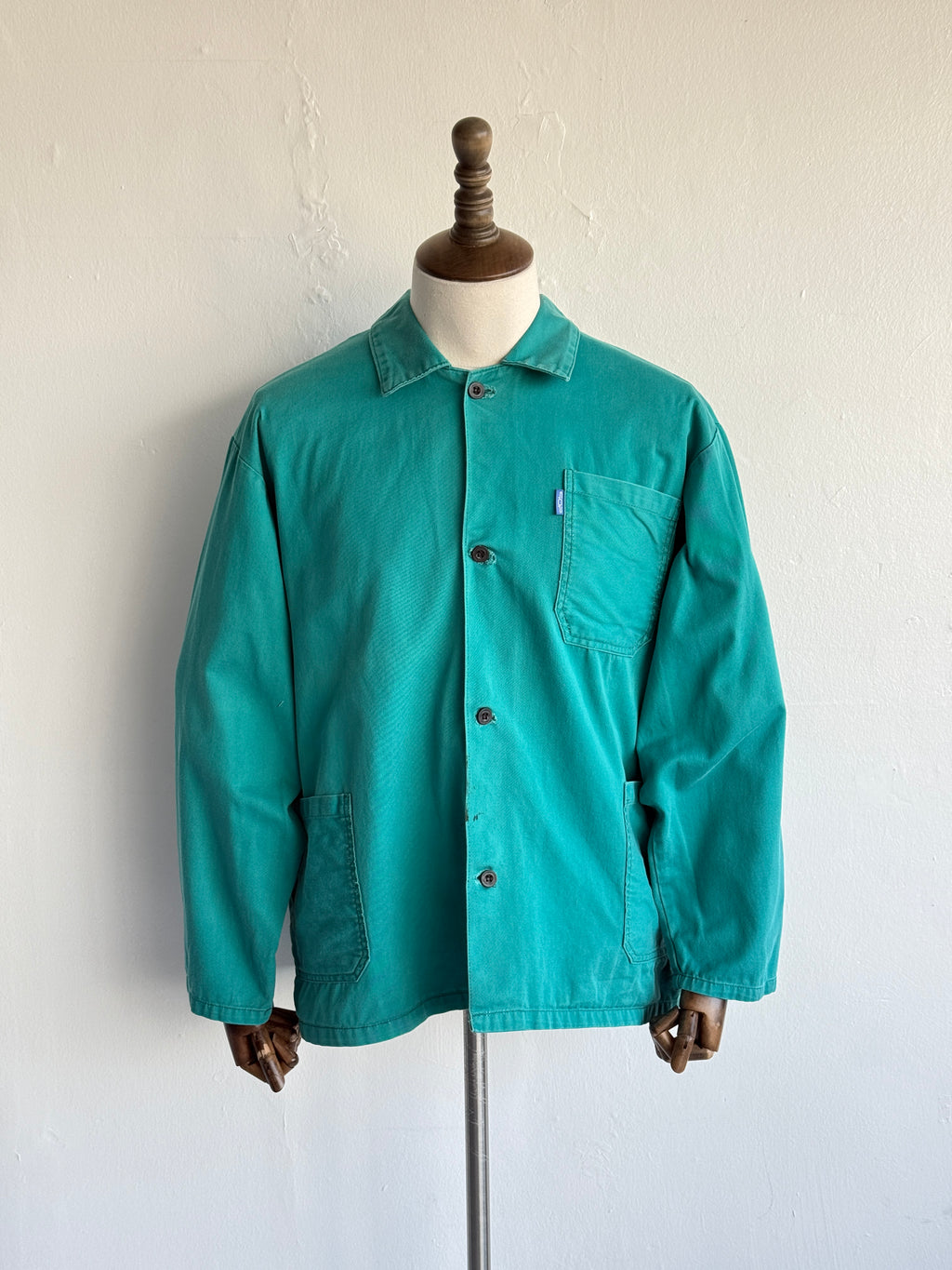 Turquoise 90's Vintage Workwear Chore Jacket CH495 - XL