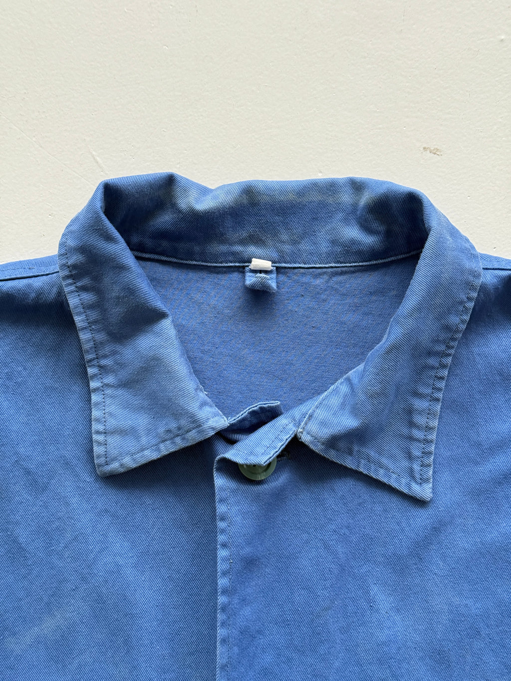 Blue French Chore Jacket 80's Vintage Workwear Jacket - XL