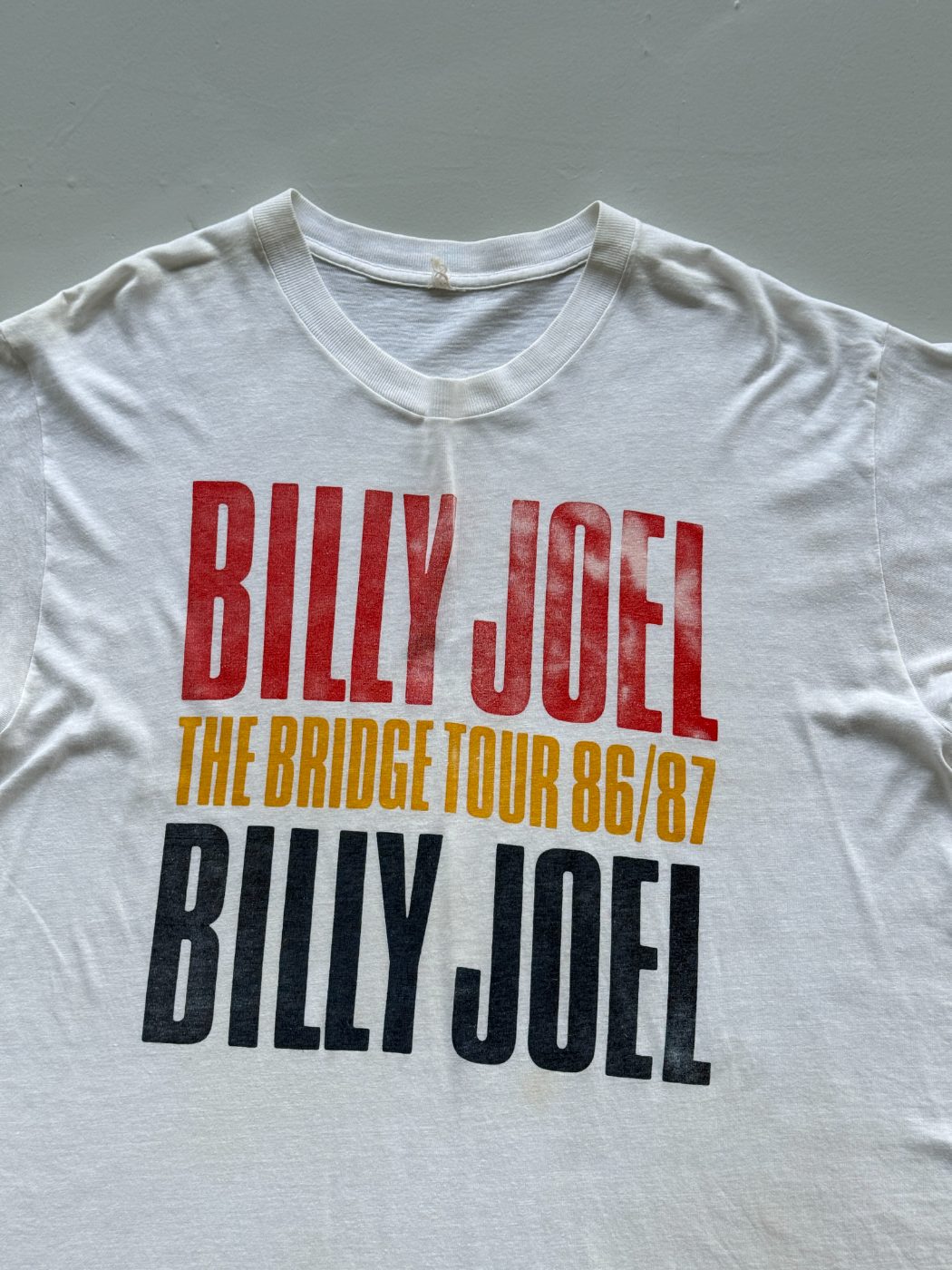 Billy Joel The Bridge Tour 86/87 80's Vintage Band T-Shirt - Large