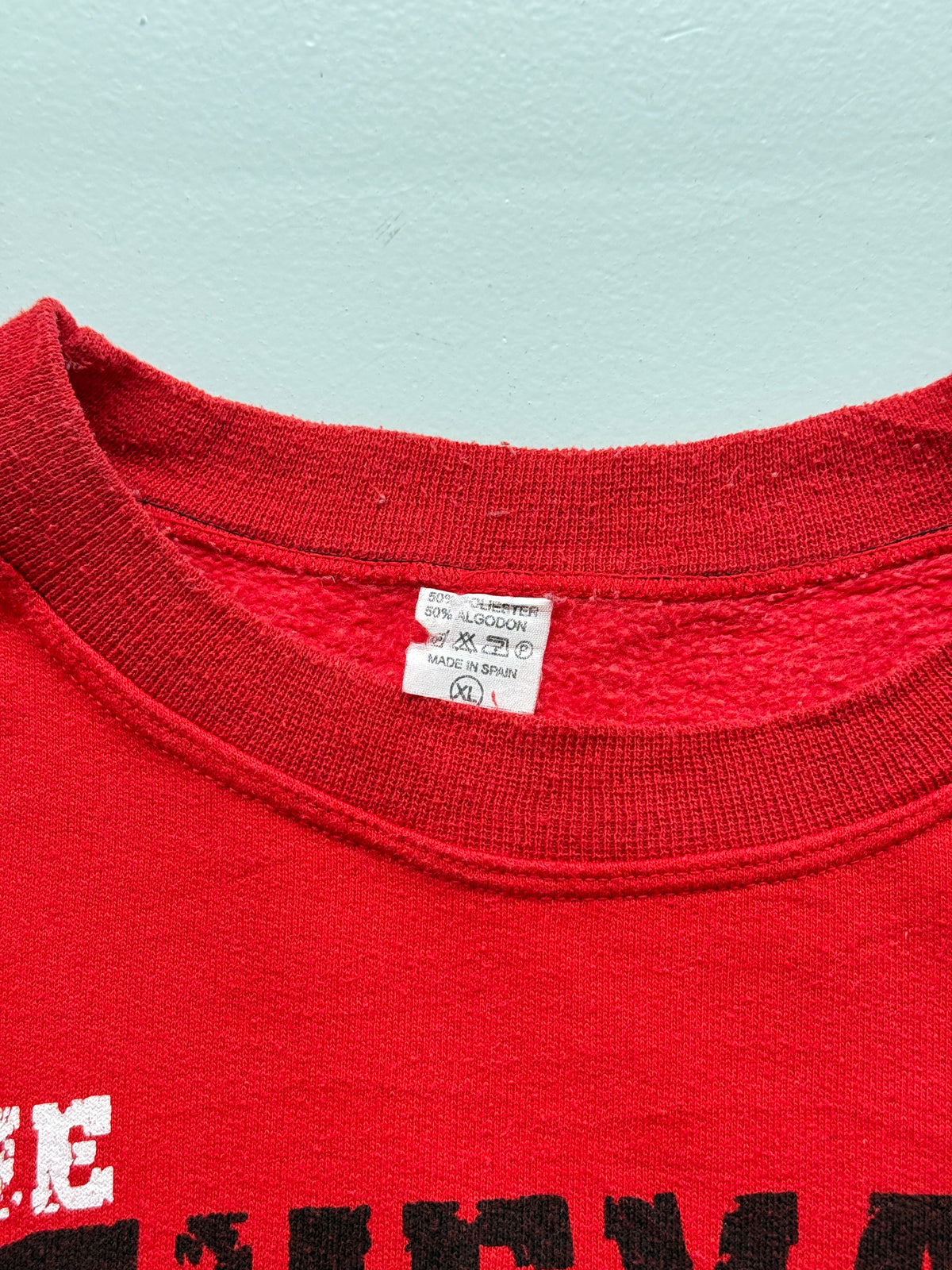Red Che Guevara Made in Spain 90's Vintage Graphic Sweatshirt - XL