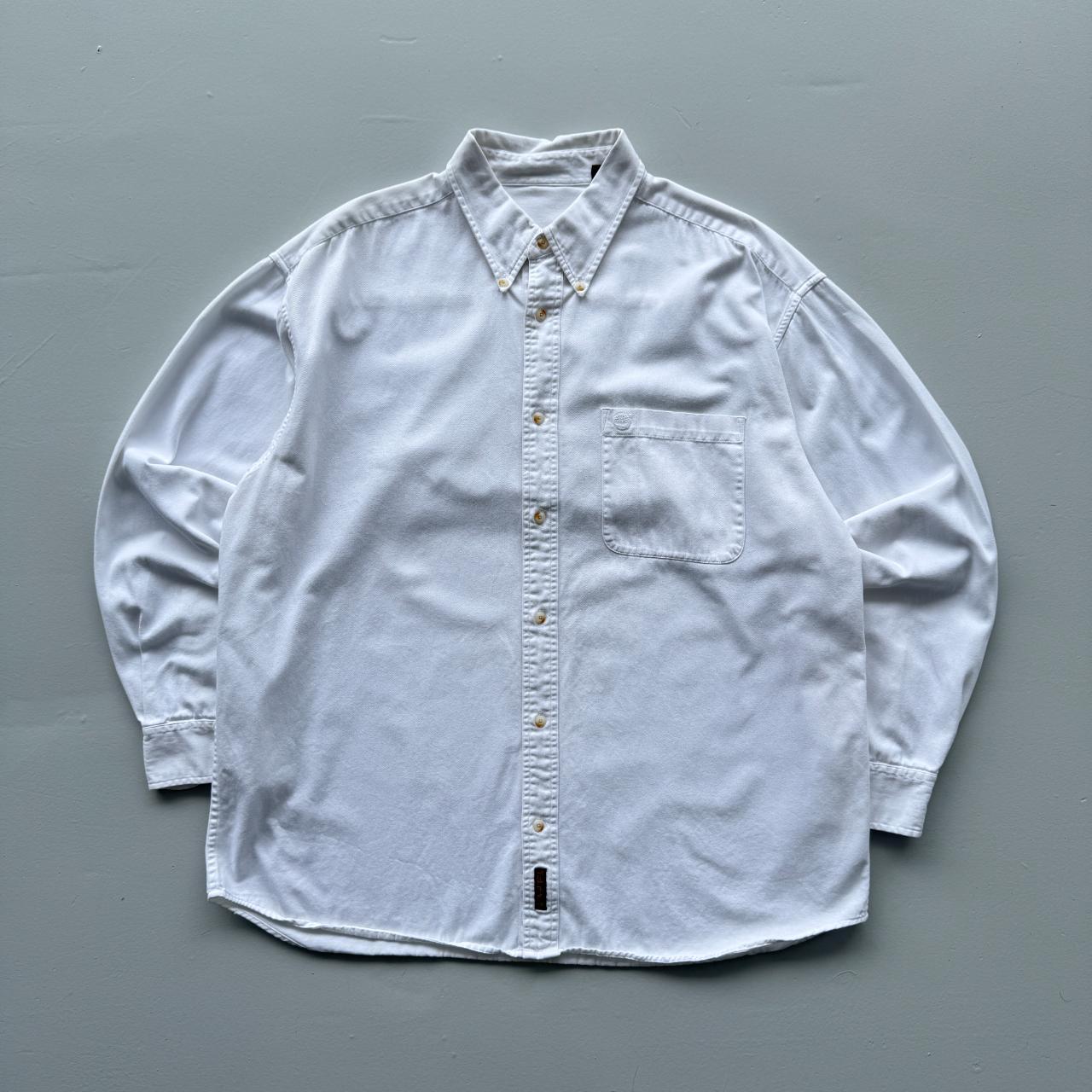 White Timberland 90s Vintage Shirt - XL