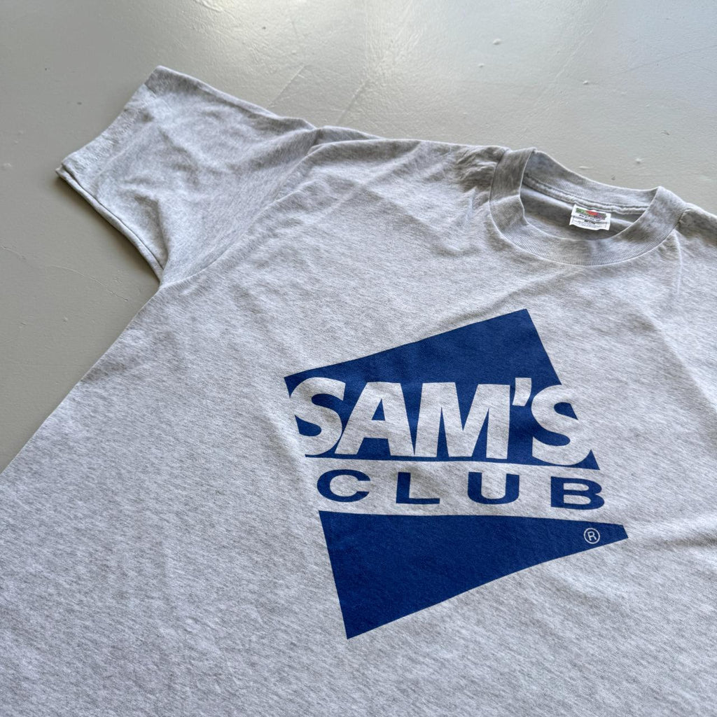 Grey Sam's Club Vintage 90s T-shirt - XL