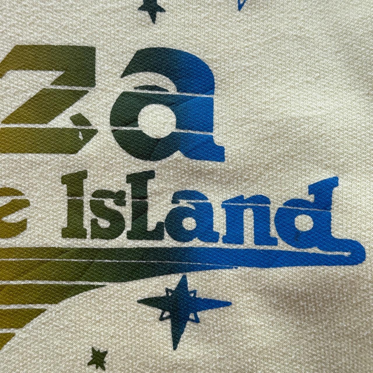 Faded Yellow Ibiza 'White Island' 90’s Vintage Graphic Sweatshirt - Small