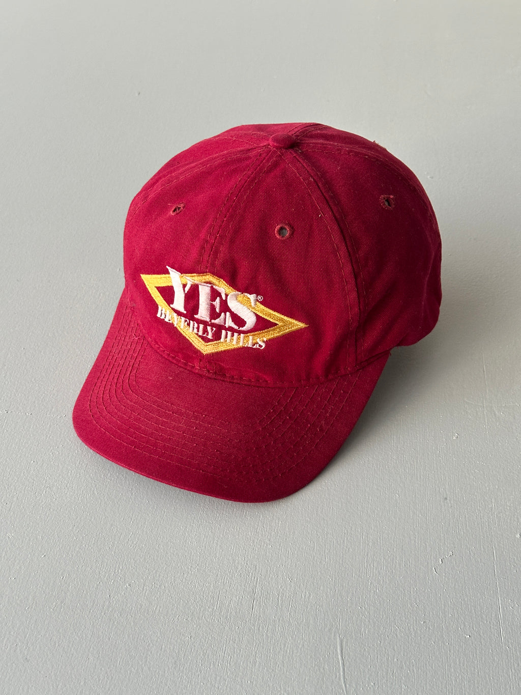 Red YES Beverly Hills 90's Vintage SnapBack Trucker Cap