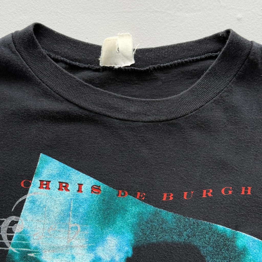 Black Chris De Burgh Vintage 90's Band T-shirt - Large