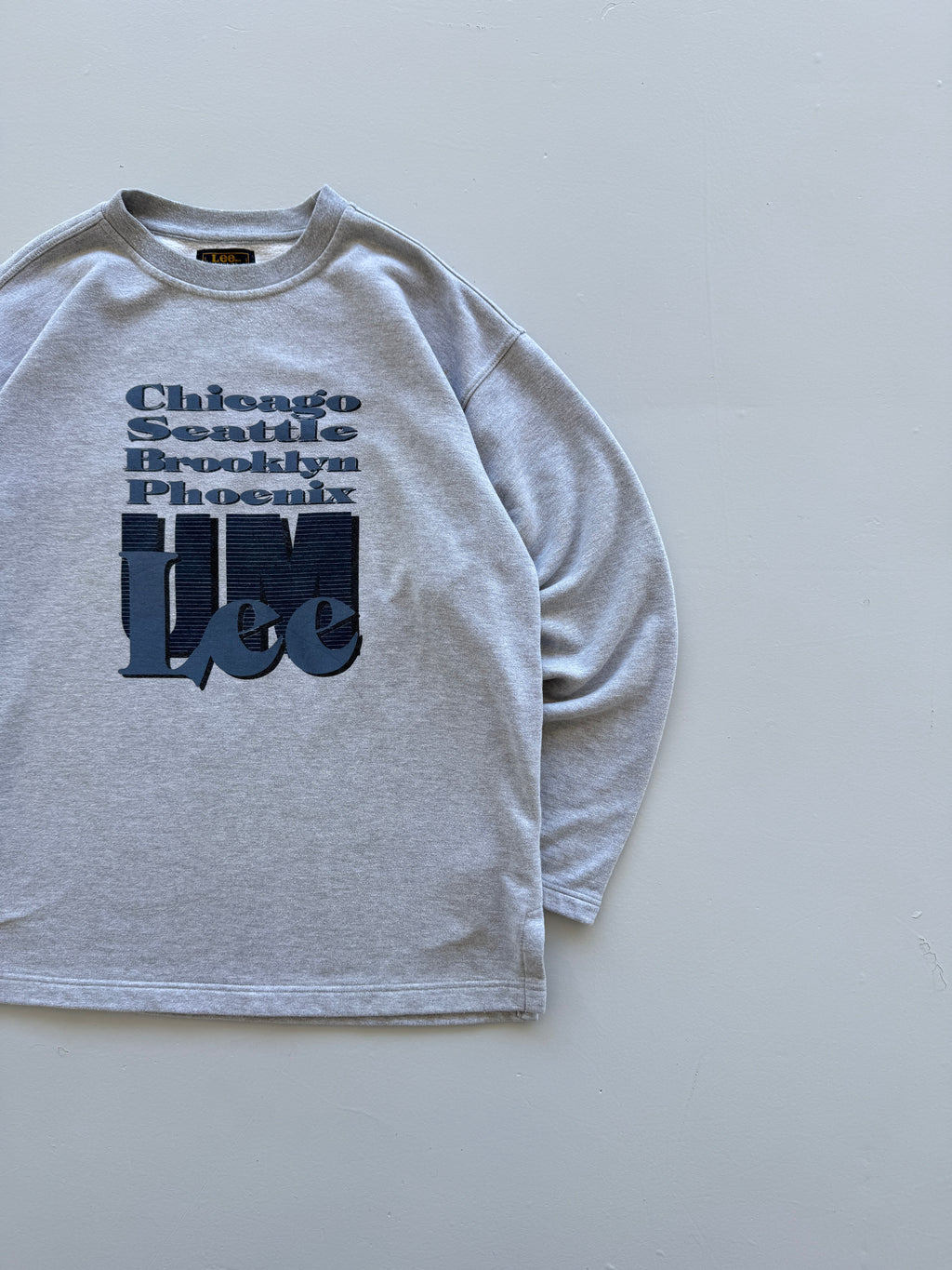 Grey Lee 90's Vintage Union Made Graphic Sweatshirt Jumper - XL