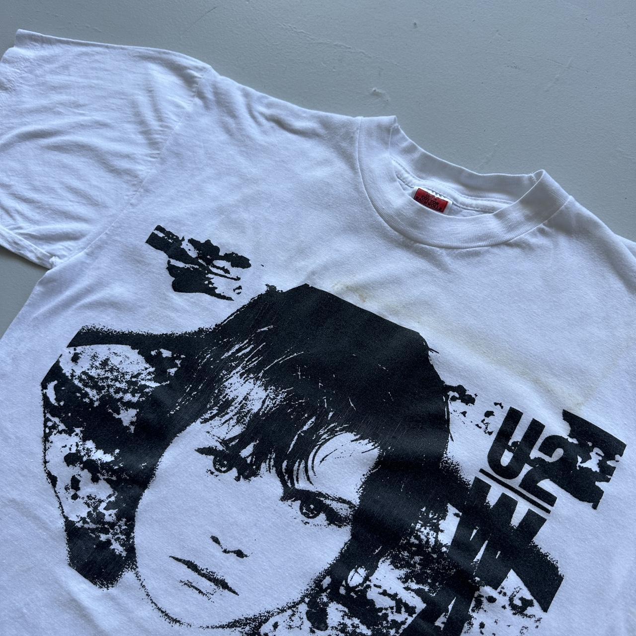 U2 War White 90s Vintage T-shirt - Medium