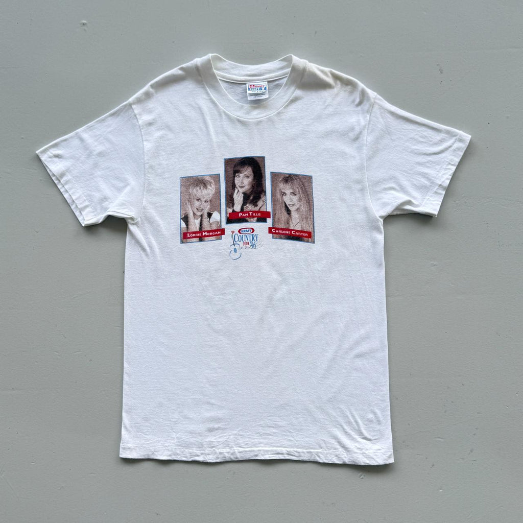 White Country Craft 90s Vintage Graphic T-Shirt - Medium