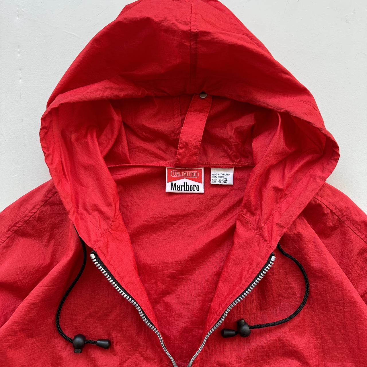 Red Marlboro Adventure 90s Vintage Smock- XL