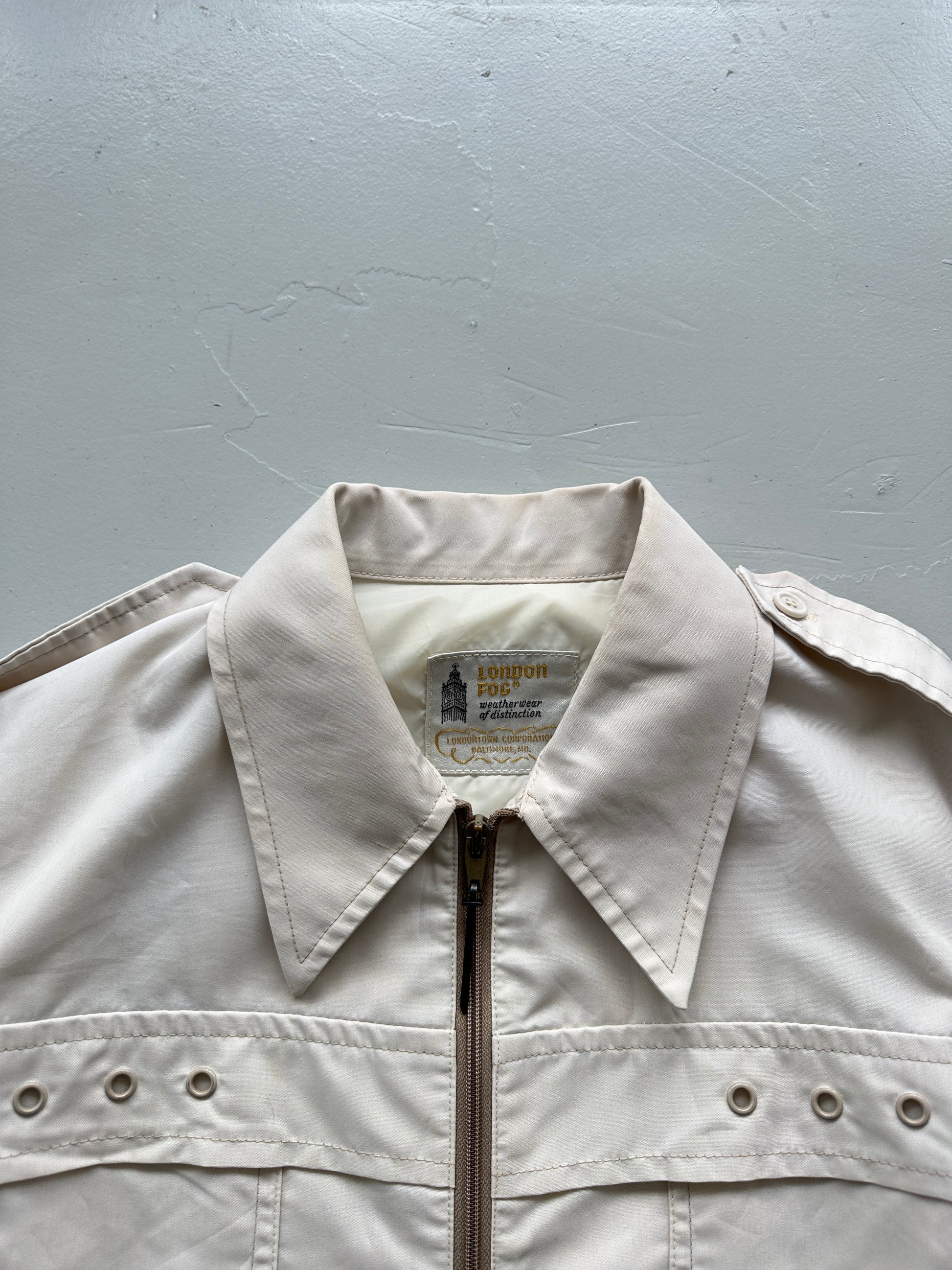 White London Fog 80s Vintage Harrington Jacket - Medium