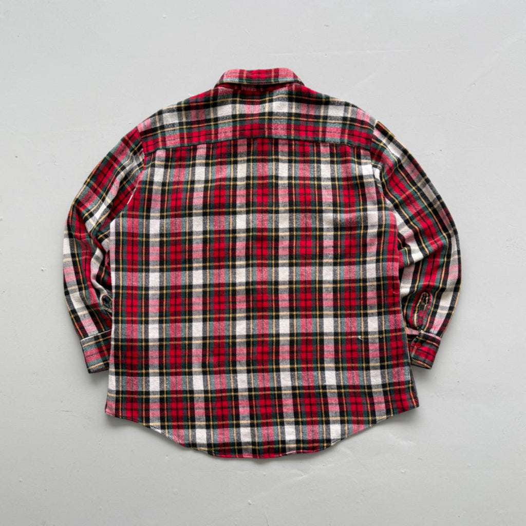 Tarten Checkered Long Sleeve 90s Vintage Flannel Shirt - XL