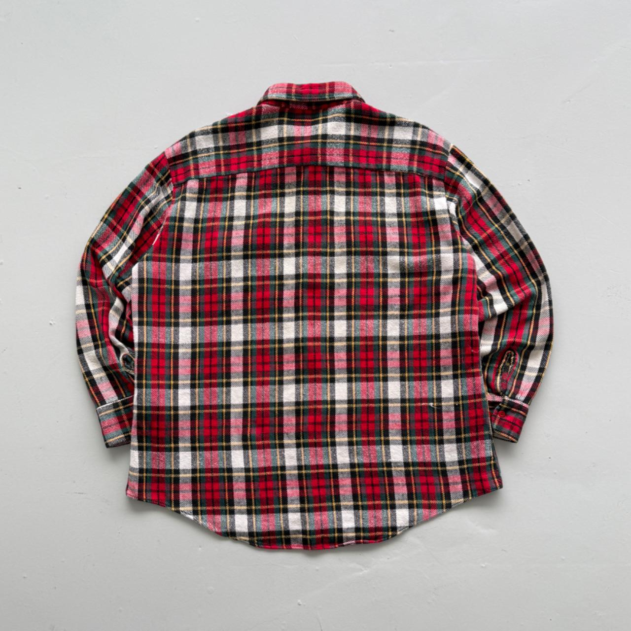 Tarten Checkered Long Sleeve 90s Vintage Flannel Shirt - XL
