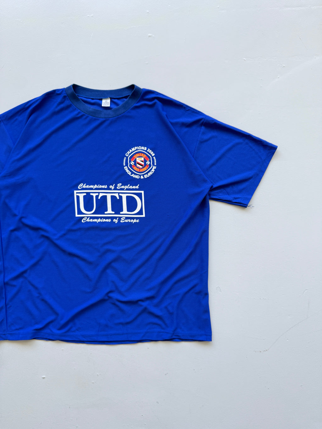 Manchester United Champions 2008 England & Europe Graphic T-Shirt - XL