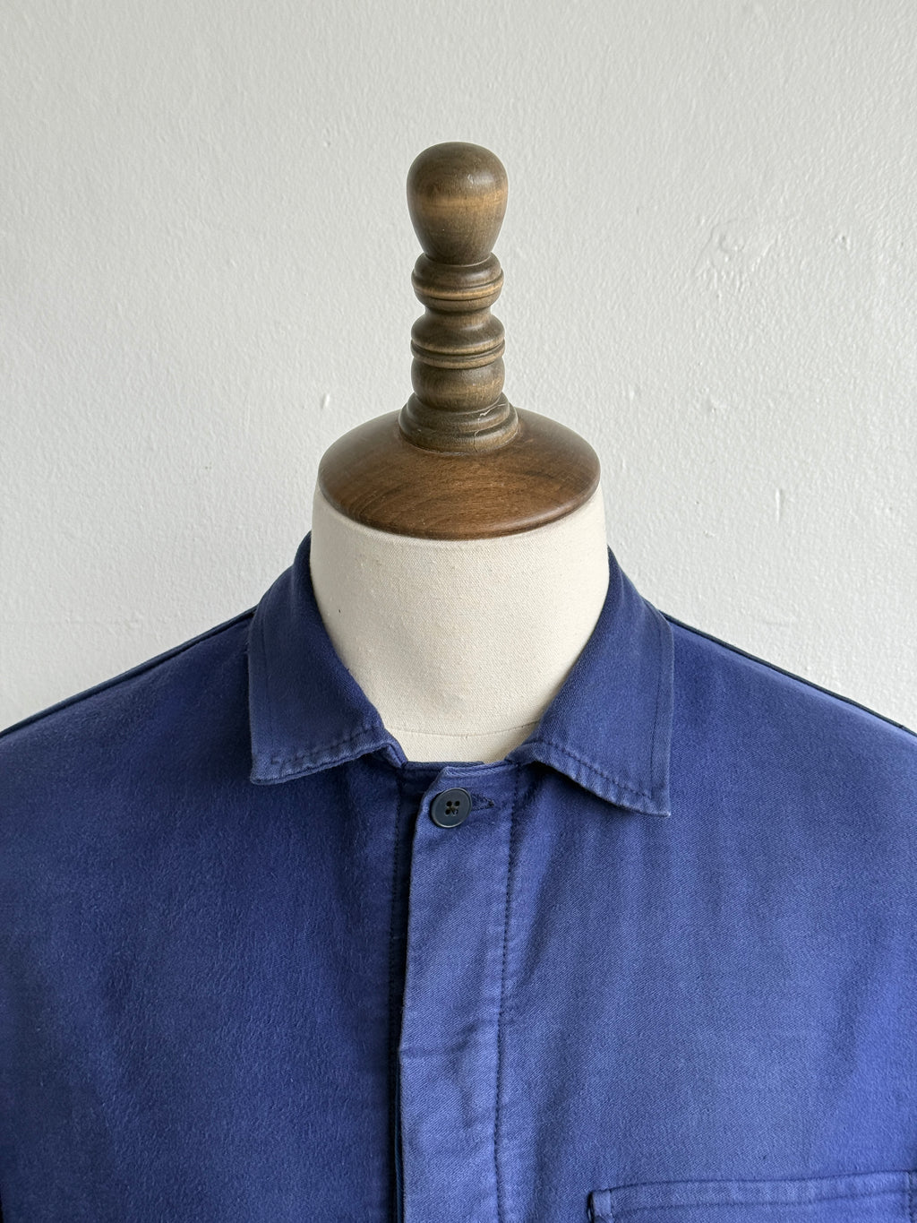 Blue French 90's Vintage Workwear Chore Jacket CH442 - Medium