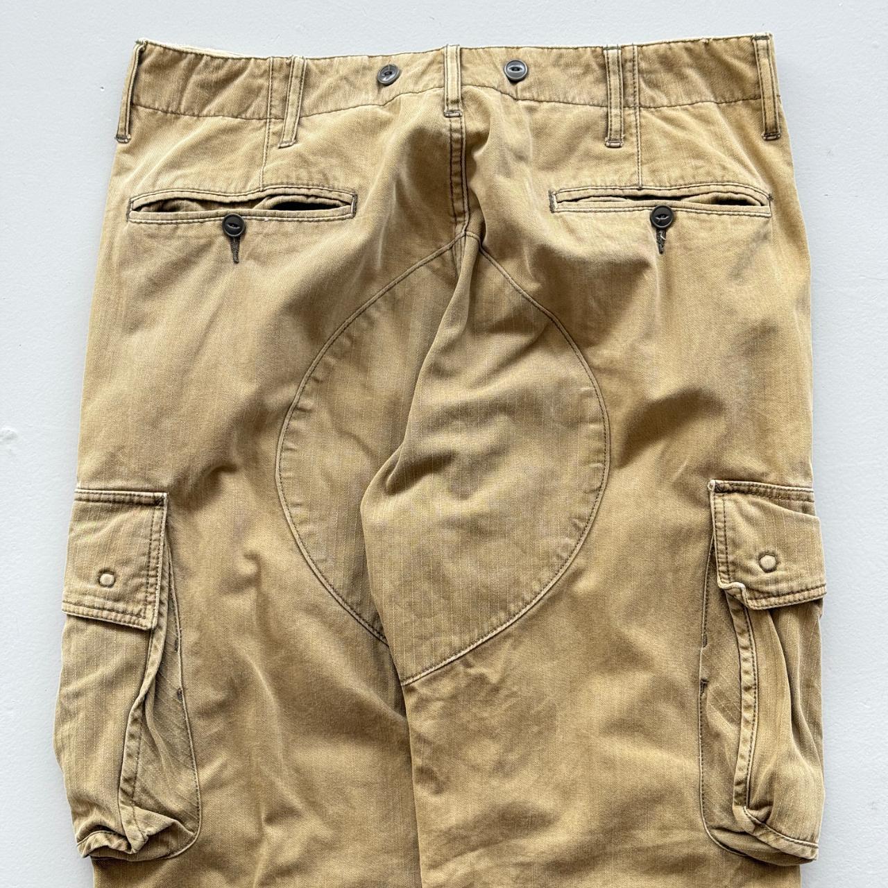 Khaki Avirex Cotton 90's Vintage Cargo's - 33” x 31”