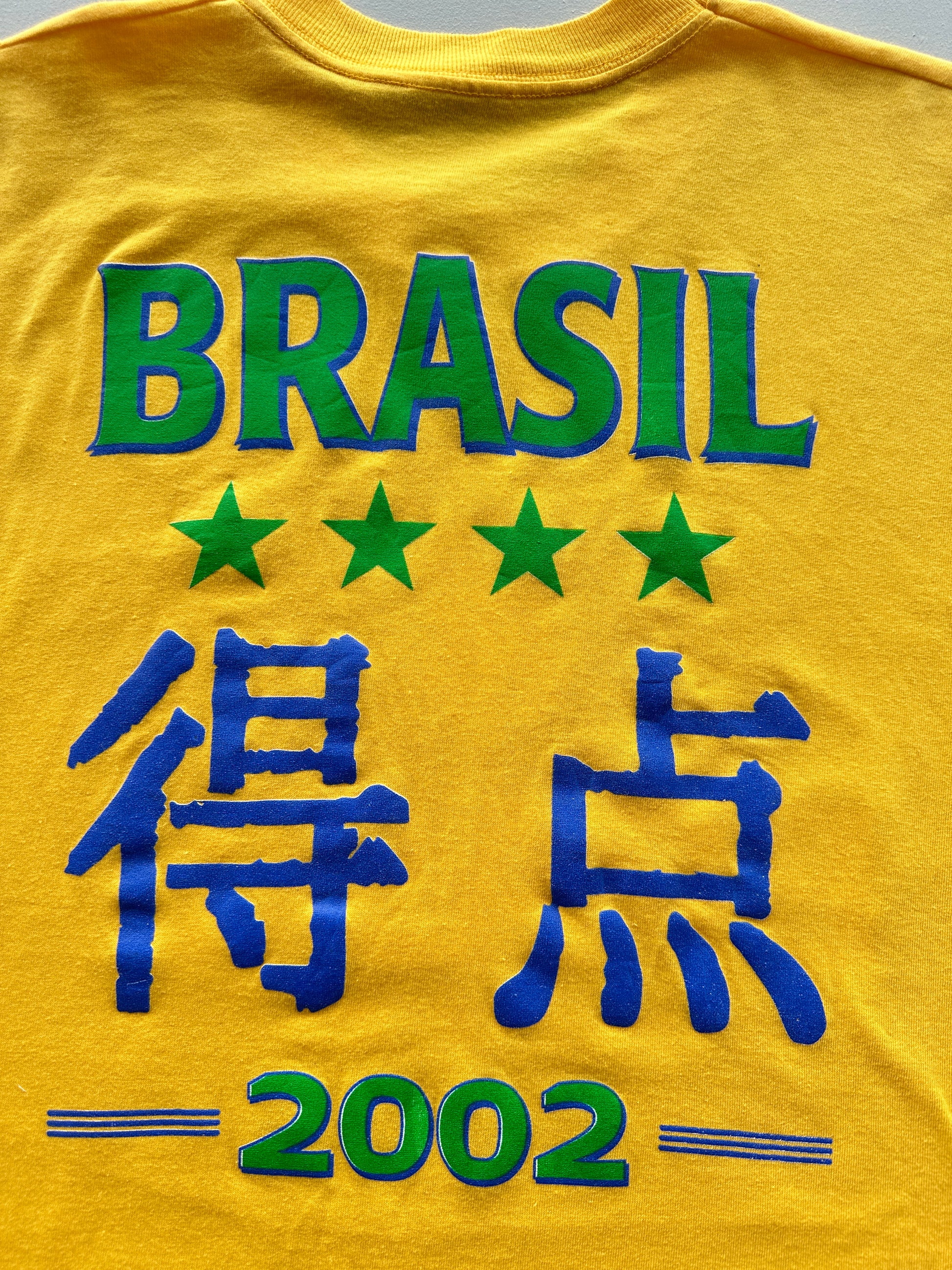 Brasil CBF 2002 World Cup Vintage T-Shirt - Large