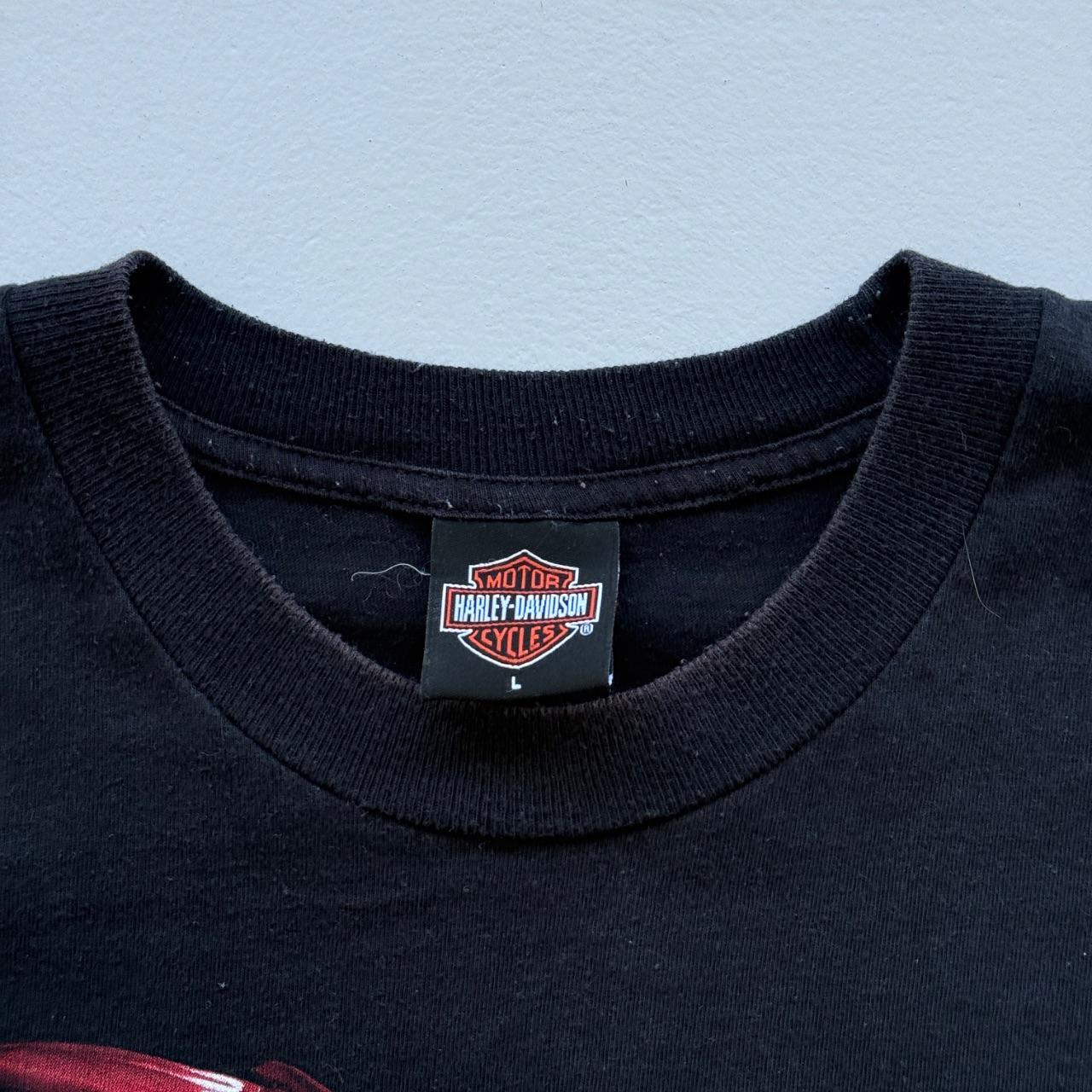 Black Harley Davidson 90s Vintage Graphic T-shirt - Large