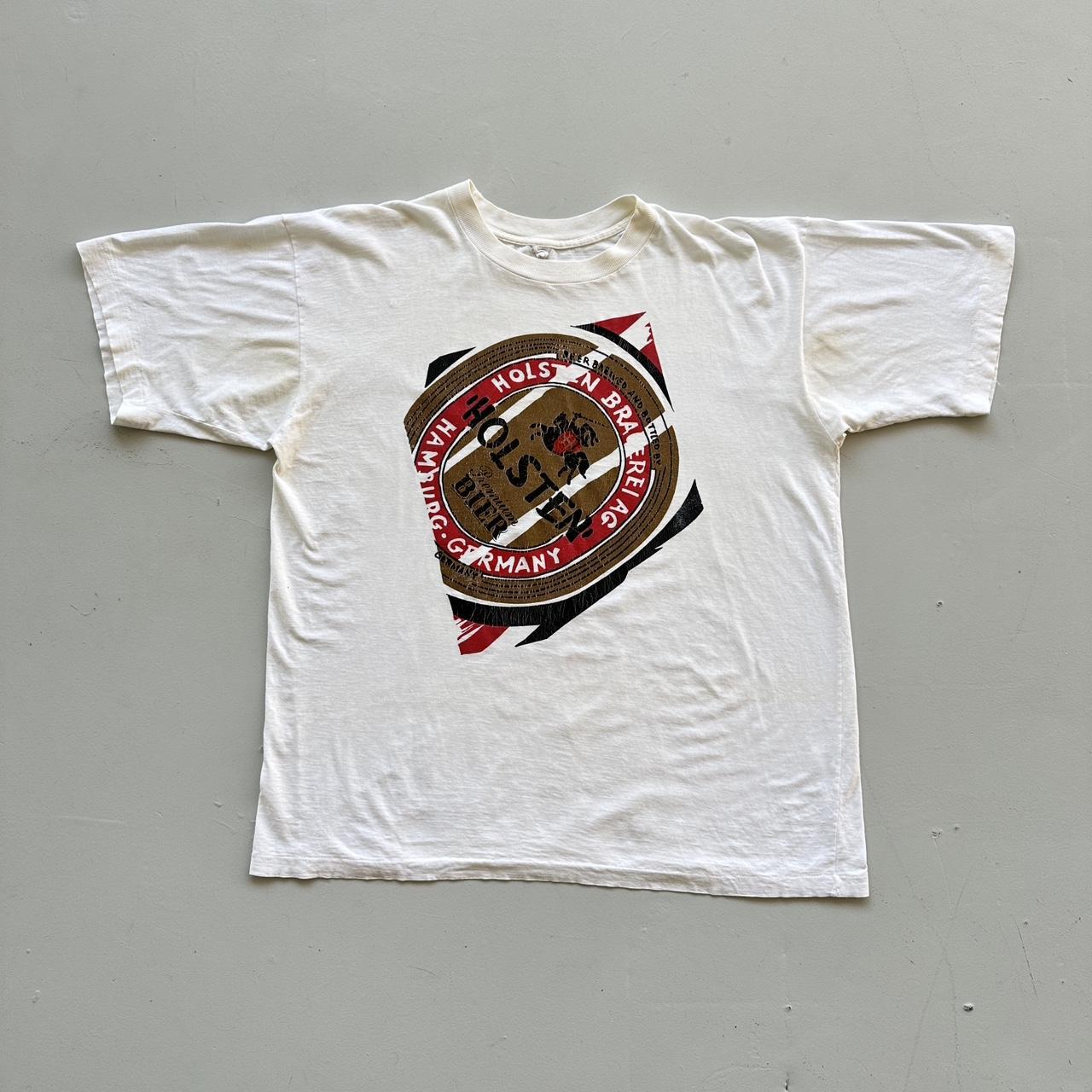 White Holsten Vintage 90s T-shirt - XL