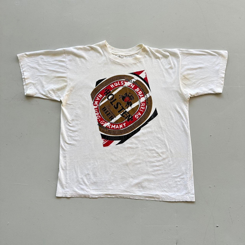 White Holsten Vintage 90s T-shirt - XL