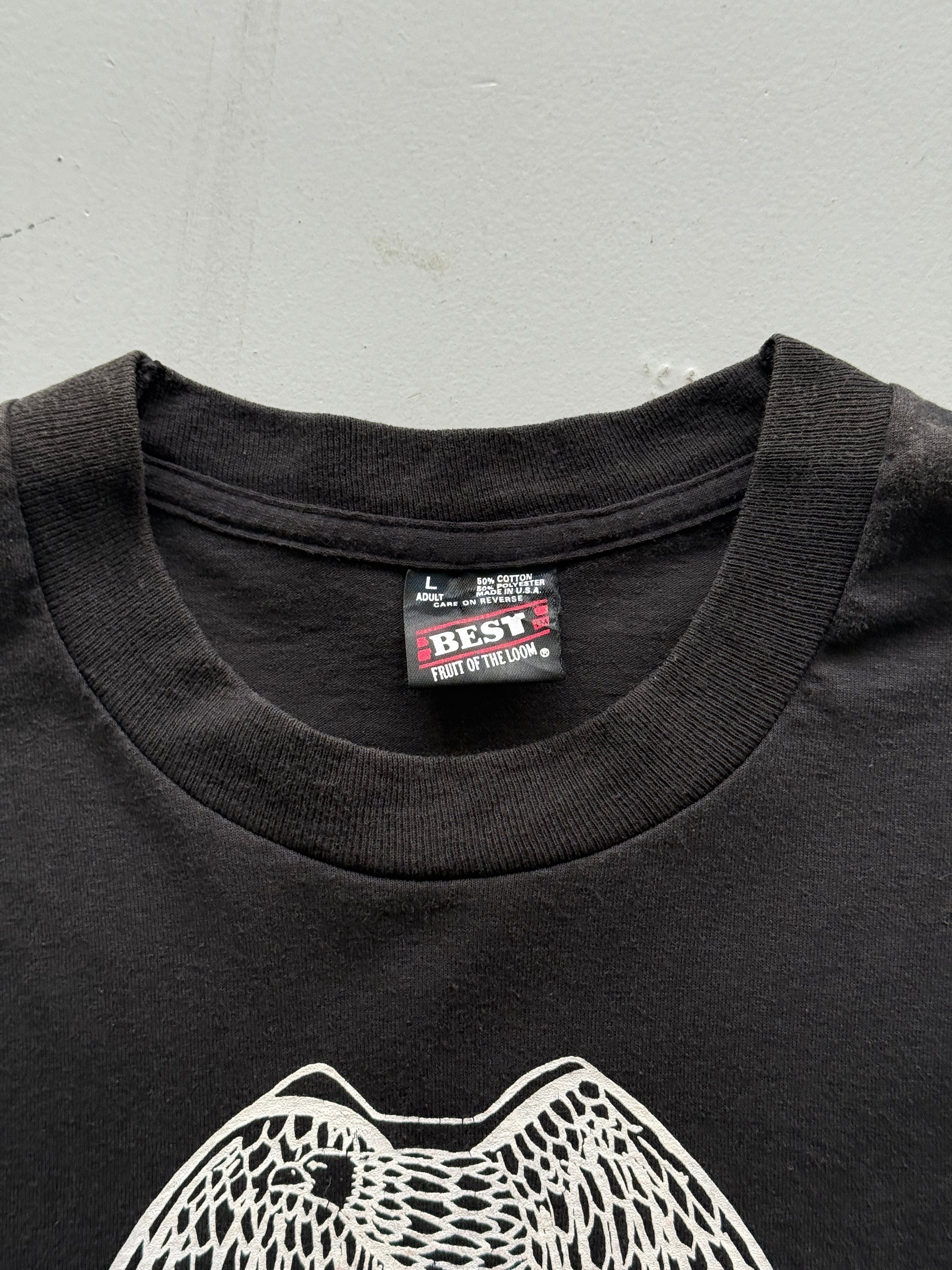Black Dare 90's Vintage Graphic Single Stitch T-Shirt - Medium