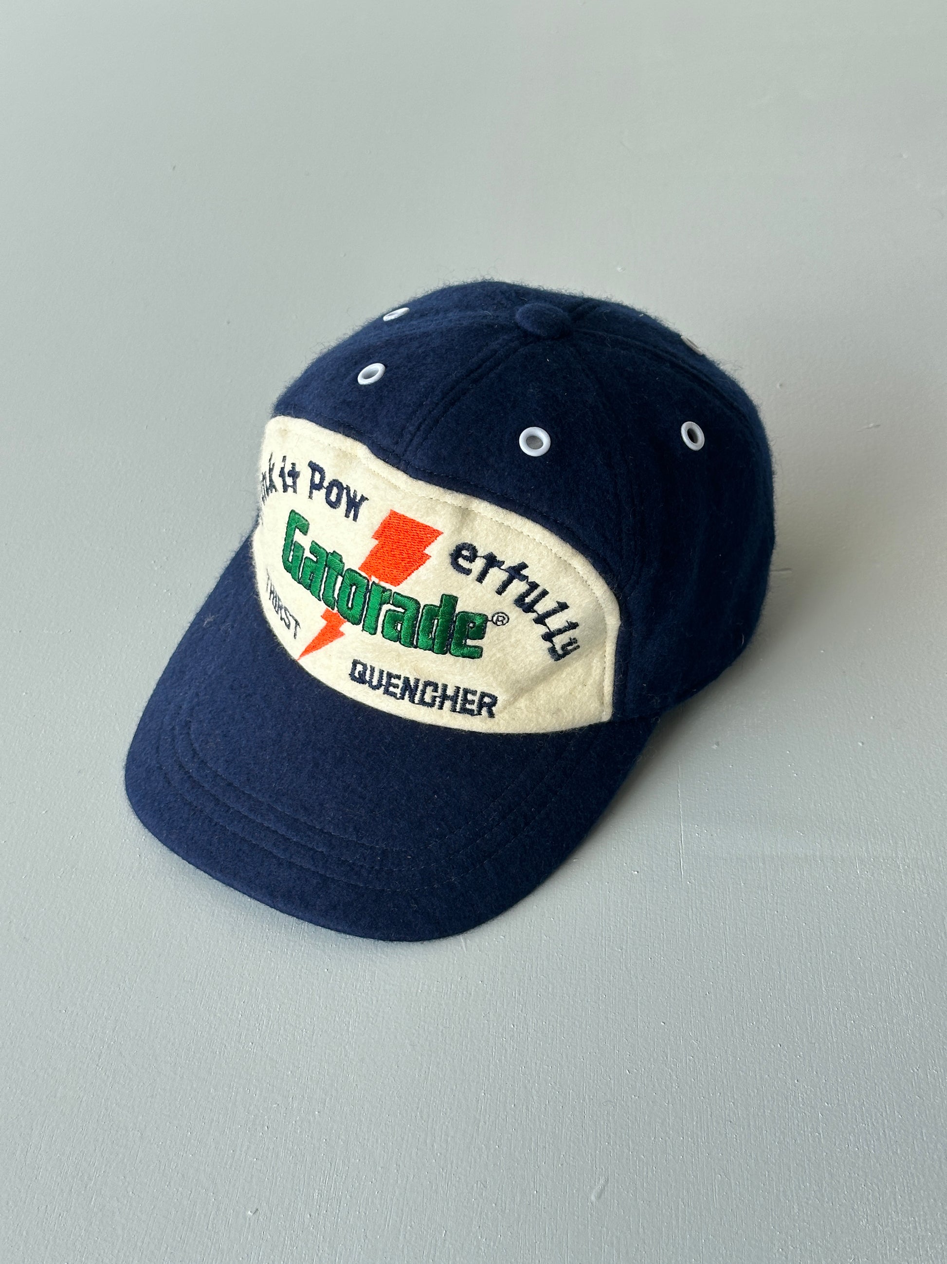 Navy Gatorade Thirst Quencher 80's Vintage SnapBack Trucker Cap