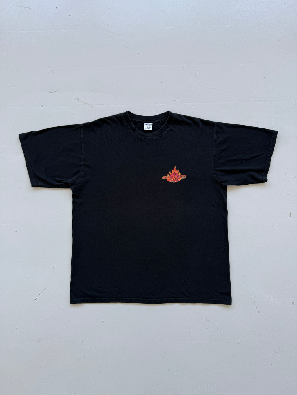 Black Men & Fire 00's Vintage Graphic T-Shirt - XL