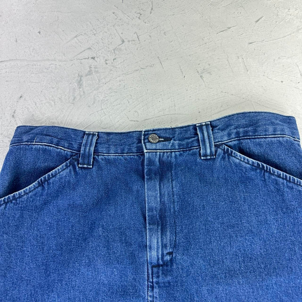 Riders Navy Denim Vintage Maxi Skirt - 14 W32 L33
