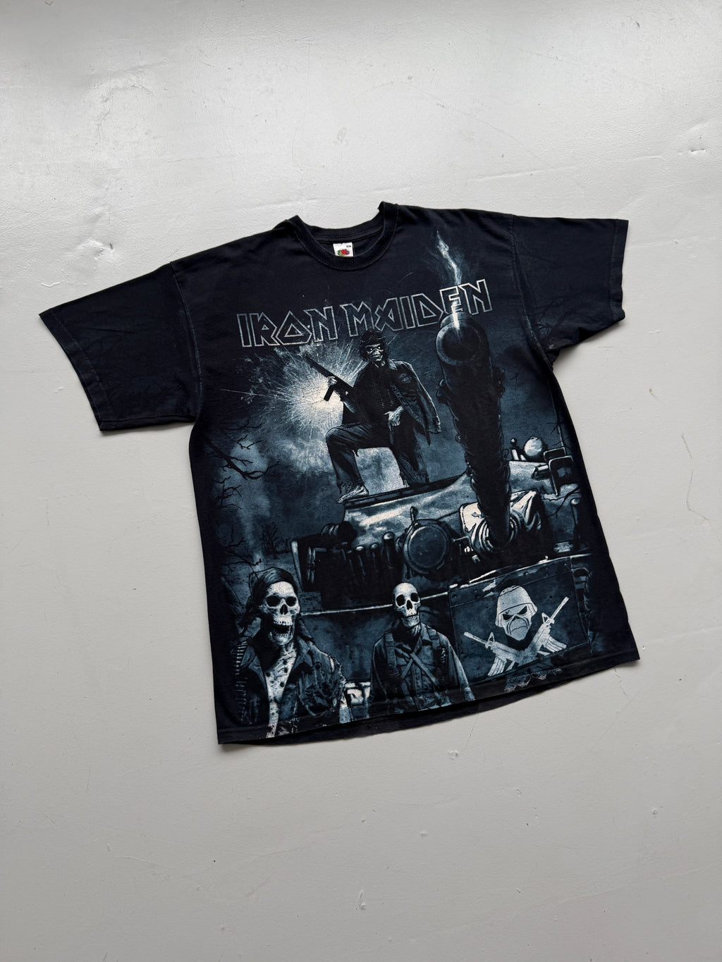 Black Iron Maiden A Matter of Life & Death 2000's Vintage Graphic T-Shirt - XL