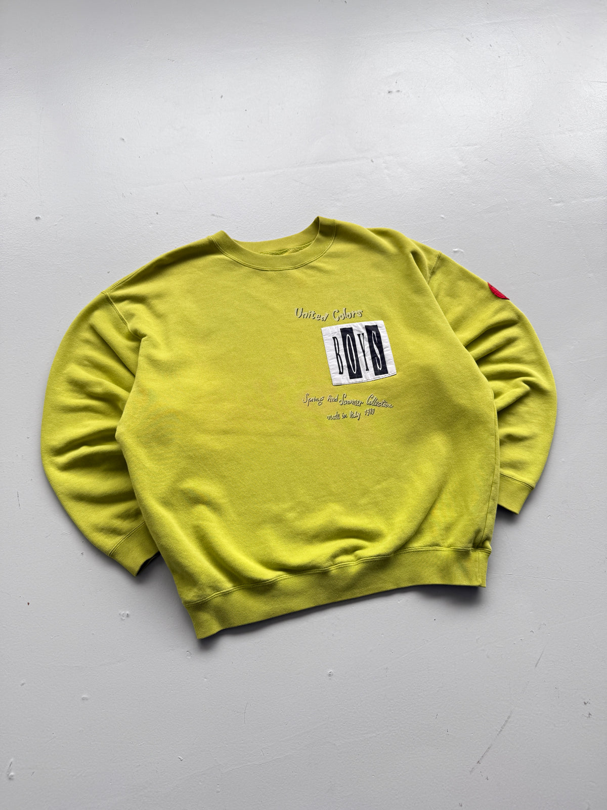 United Colors of Benetton Boys 80's Vintage Sweatshirt - Small