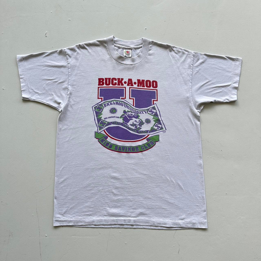 Light Lilac 90s Kids Saving Club Vintage T-shirt - XL