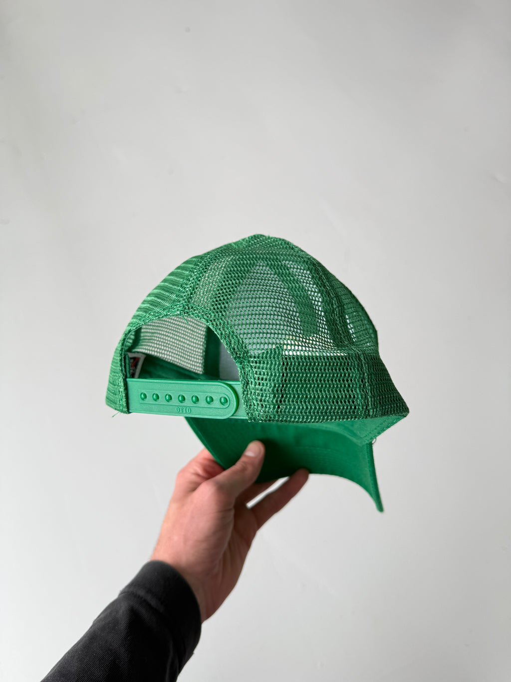 Green John Deer Vintage Canvas and Mesh SnapBack Trucker Cap