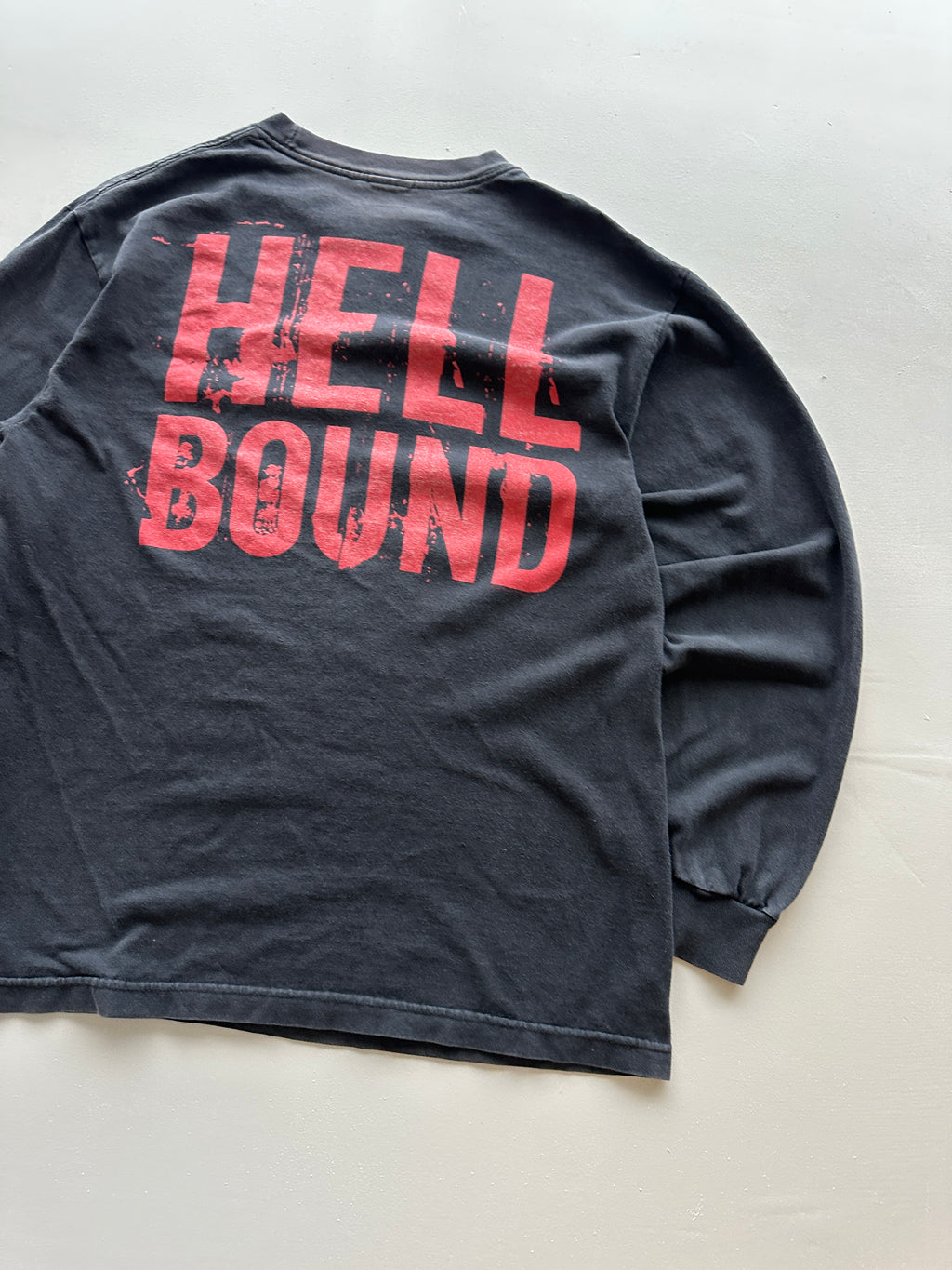 Pantera Devil Card Long Sleeve Vintage Metal Band T-Shirt - Medium