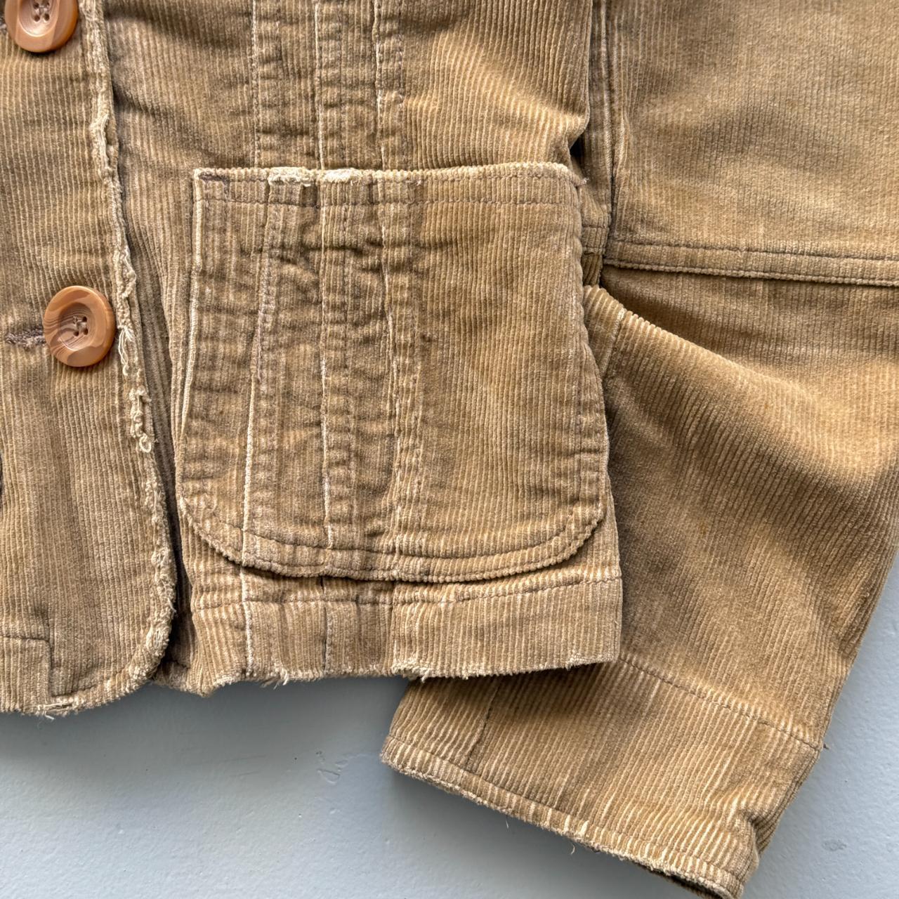 Brown Corduroy Tulle Vintage Jacket - Womens Size 8