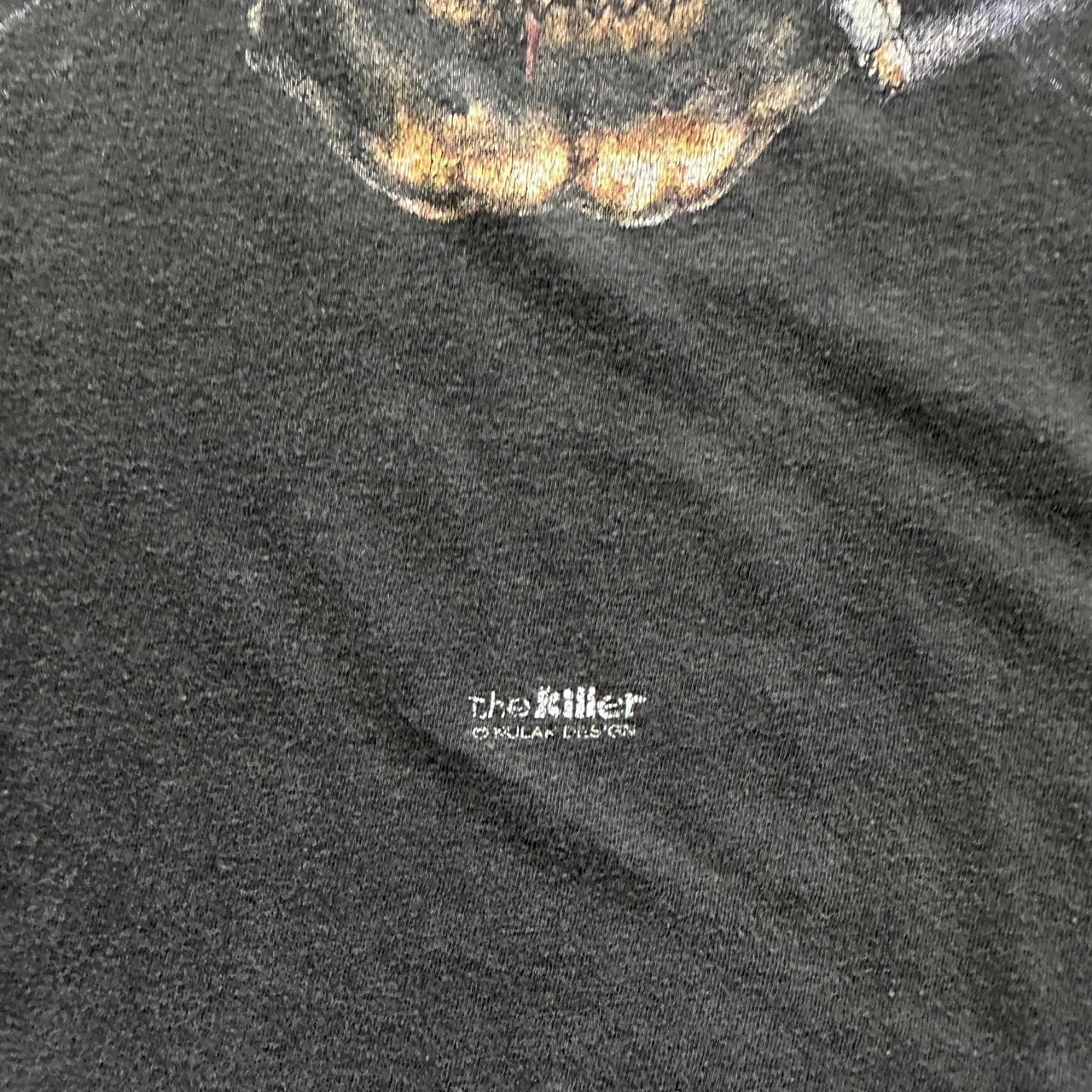 Black Harley Davidson Rare Skeleton 90’s Vintage T-shirt - Large
