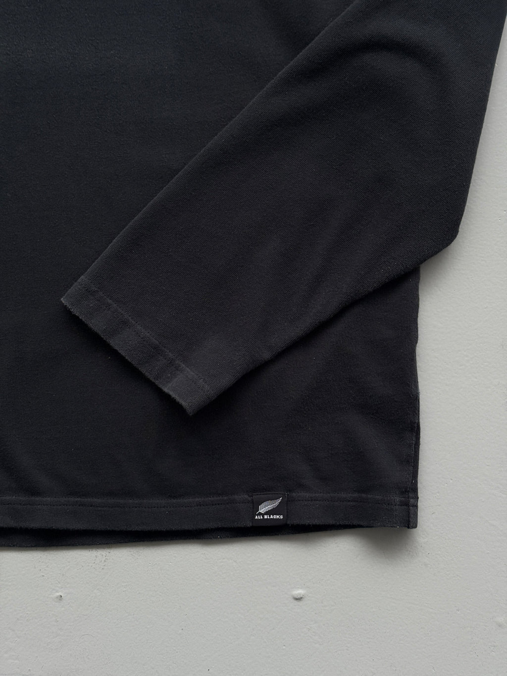 Black Adidas New Zealand 90's Vintage All Blacks Rugby Jersey - XXL