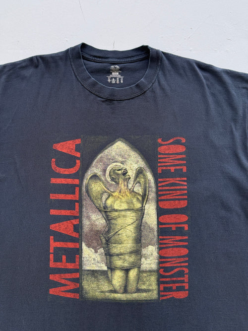 Black Metallica 00's Vintage Graphic Band T-Shirt - XL