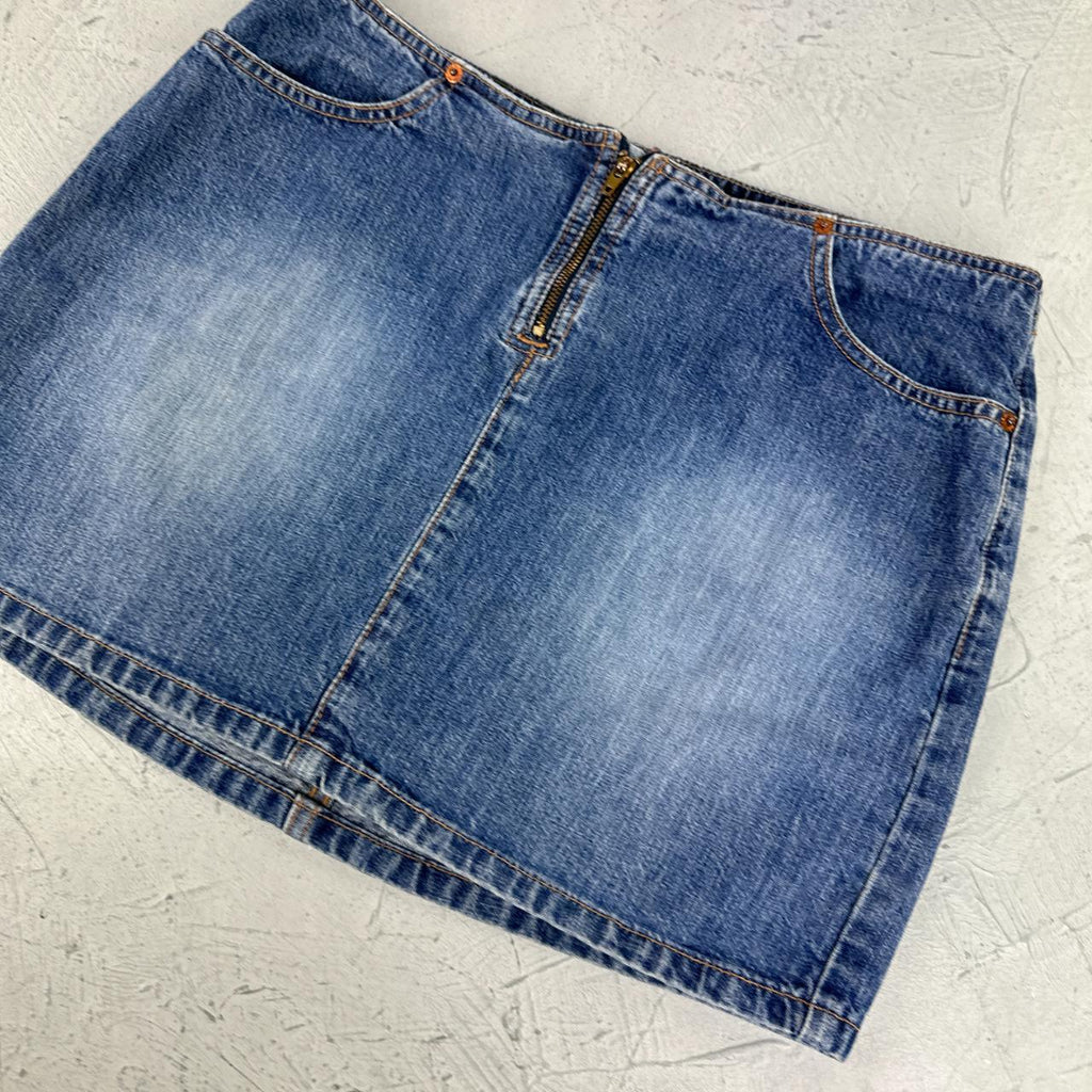 Guess Denim Vintage Mini Skirt - W31 L14 Medium