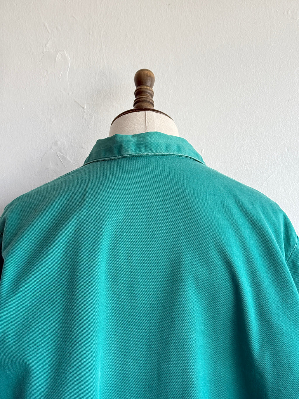 Turquoise European Vintage Workwear Chore Jacket CH476 - Large