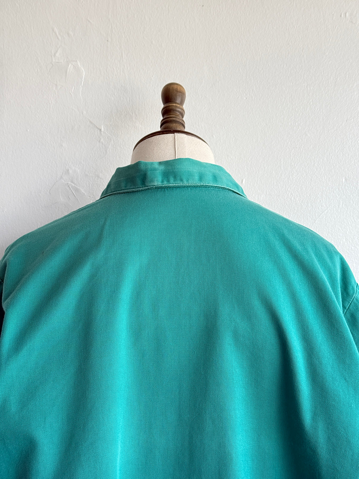 Turquoise European Vintage Workwear Chore Jacket CH476 - Large