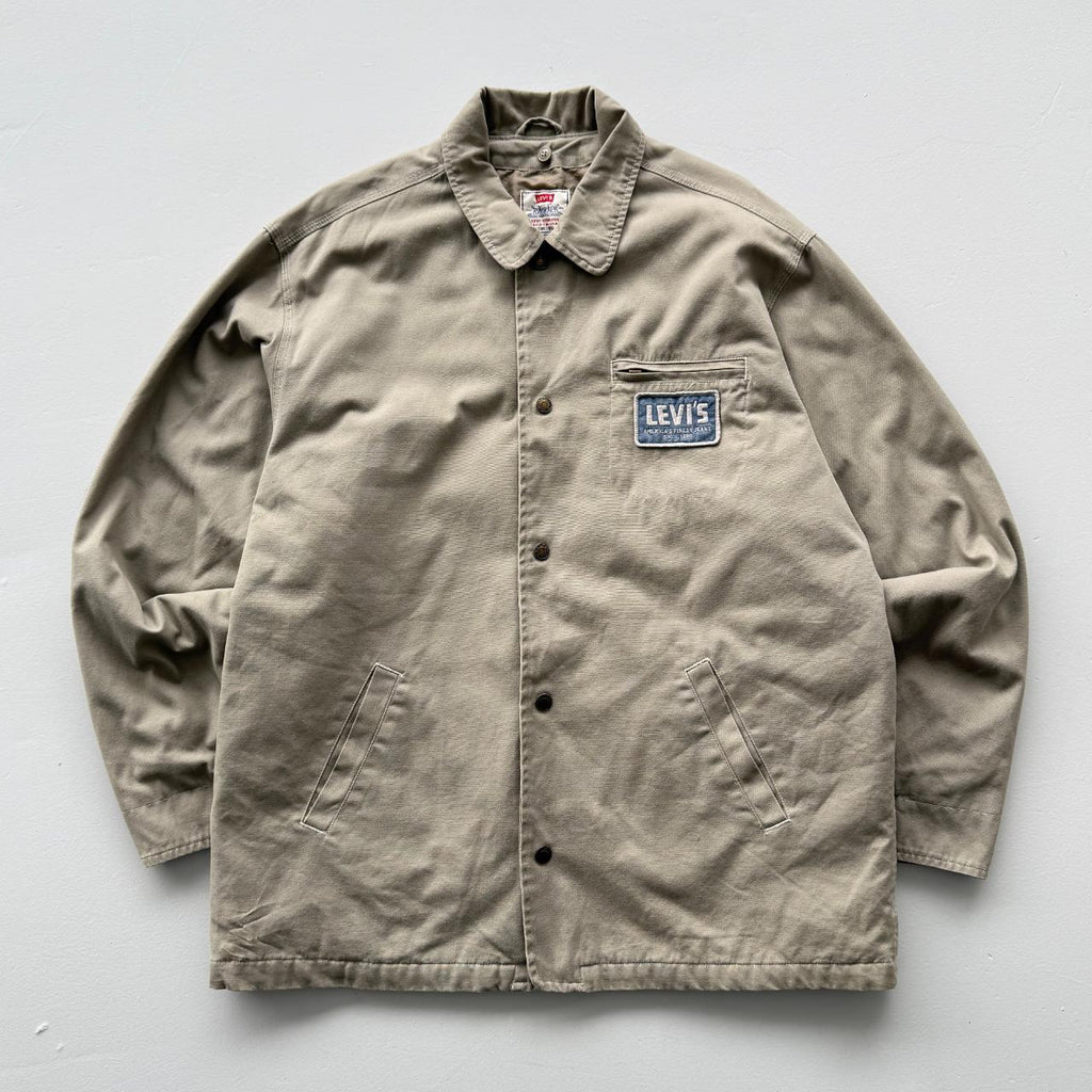 Cream Levi's Quilted 90s Vintage Jacket - XL