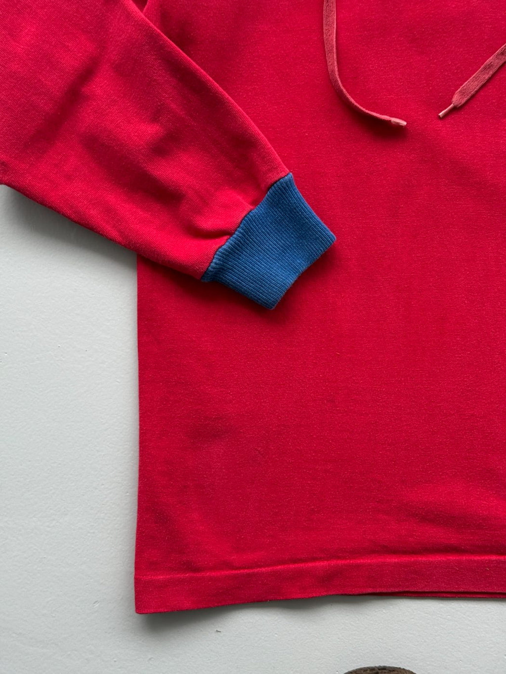 Le Coq Sportif Padded 70s Vintage Rugby Polo Jersey - Small/Medium