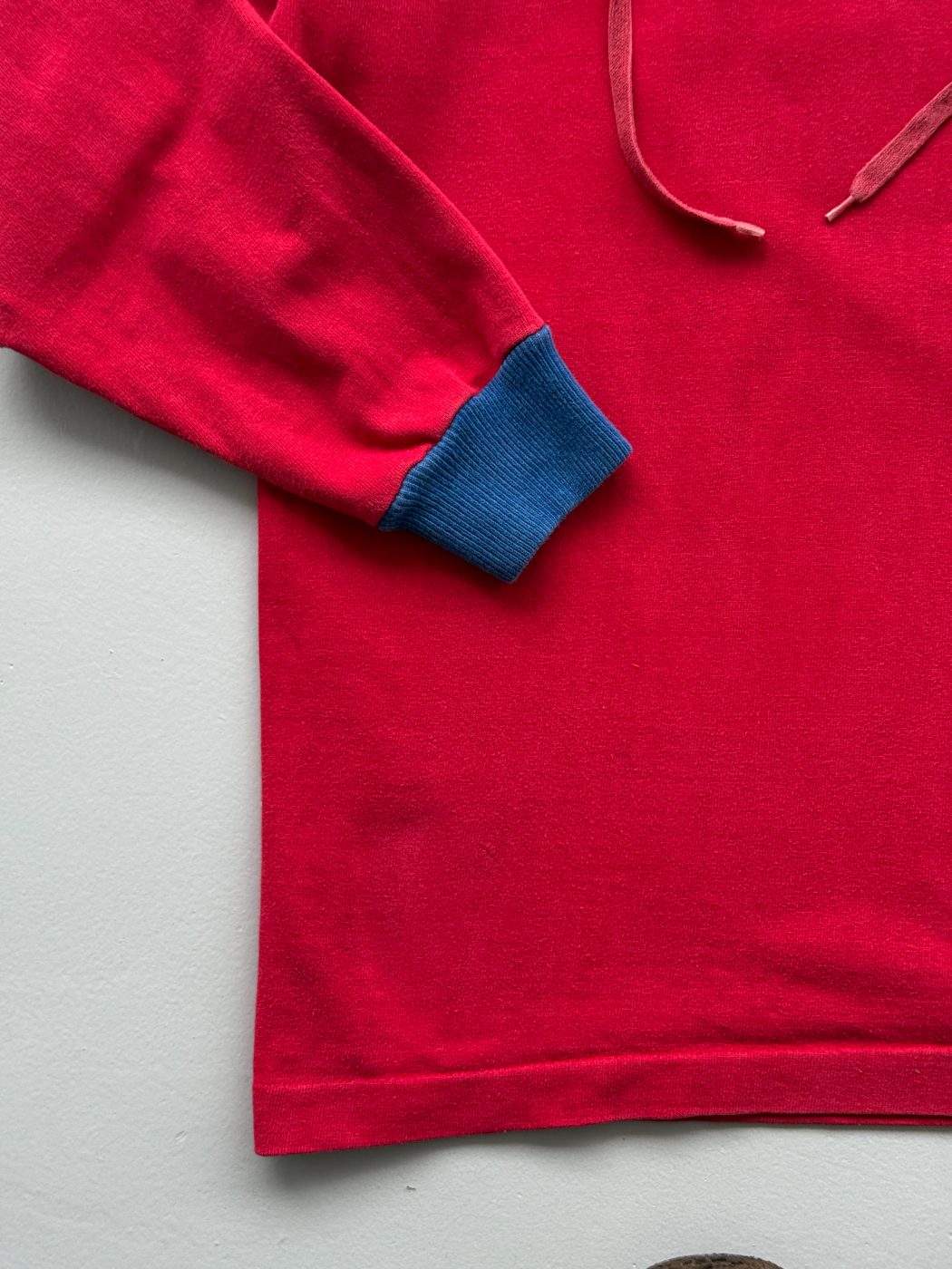 Le Coq Sportif Padded 70s Vintage Rugby Polo Jersey - Small/Medium