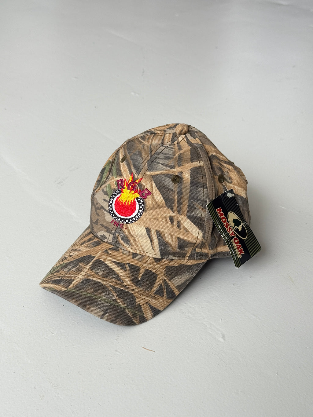 Green Camo RAB INC. Vintage Cotton SnapBack Trucker Cap