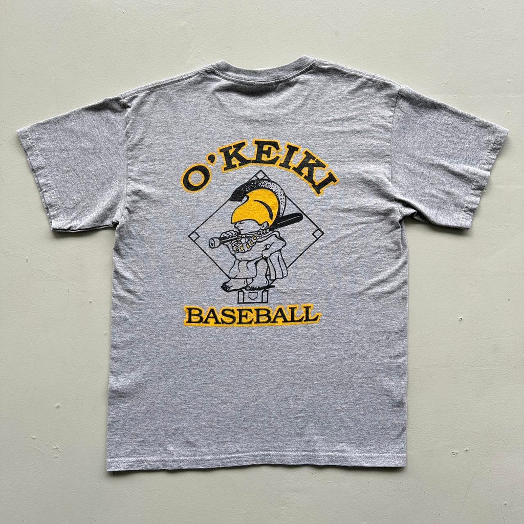 Grey O'Keiki Baseball 00s Vintage T-shirt - Medium