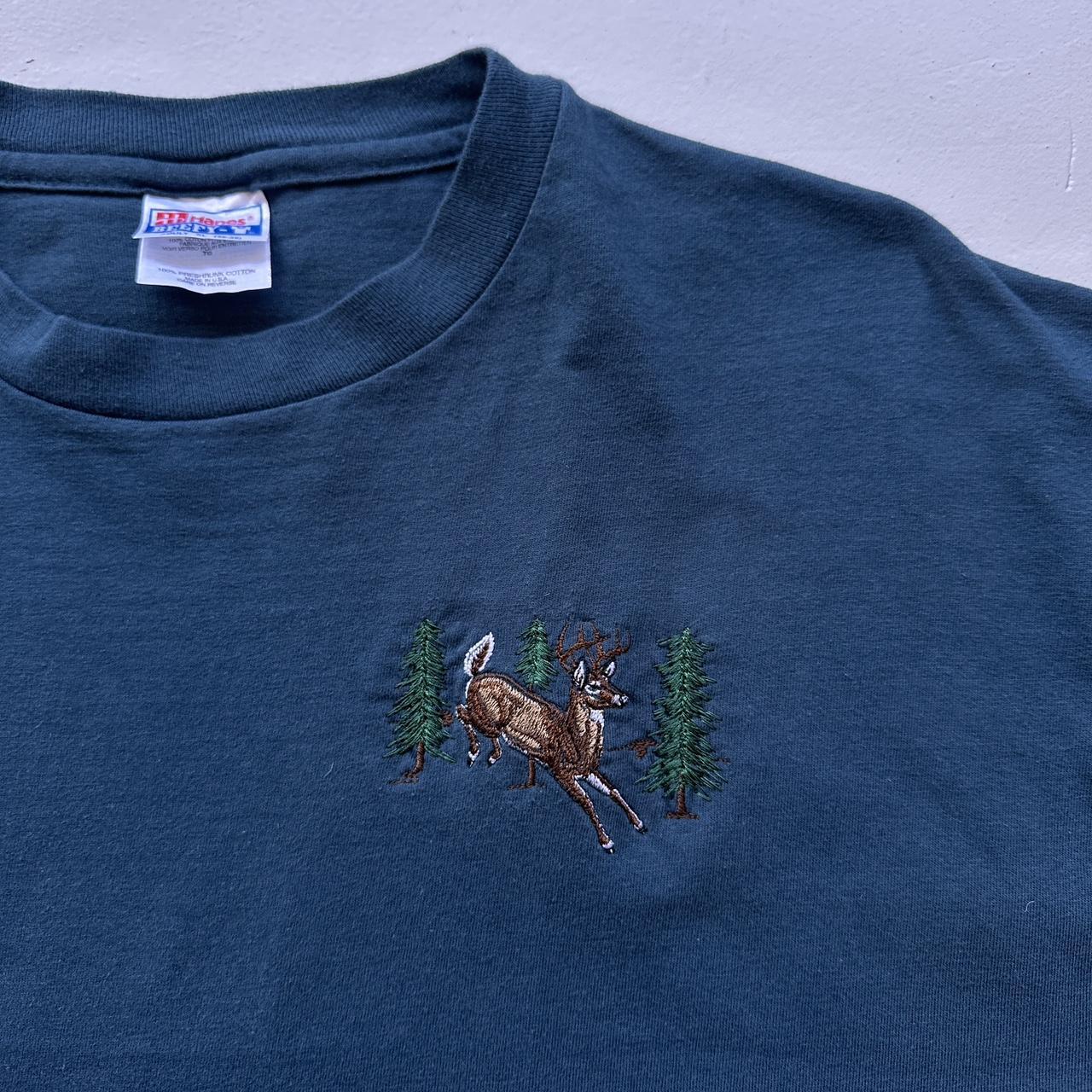 Blue Deer 90s Vintage T-shirt - XL