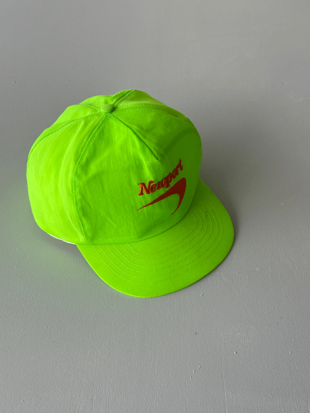 Newport Neon Green 90's Vintage SnapBack Trucker Cap