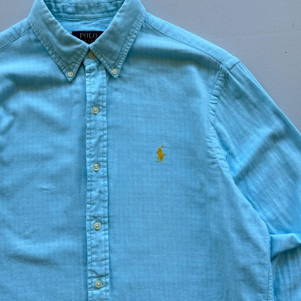 Pale Blue Ralph Lauren 00's Oxford Shirt - Medium