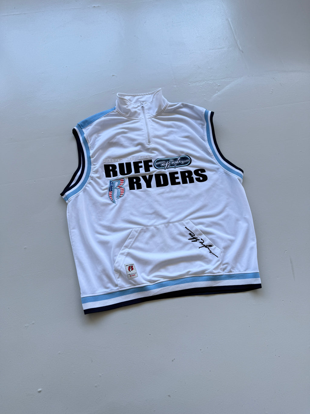 Ruff Ryders Ride Or Die Y2K 00's Vintage Pullover Vest - XL
