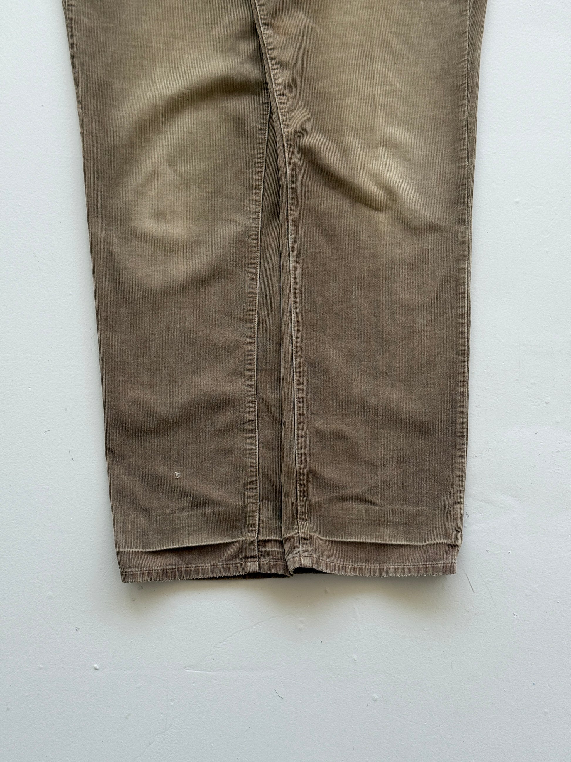 Brown Polo Ralph Lauren 00's Vintage Corduroy Chino Trousers - W36 x L34