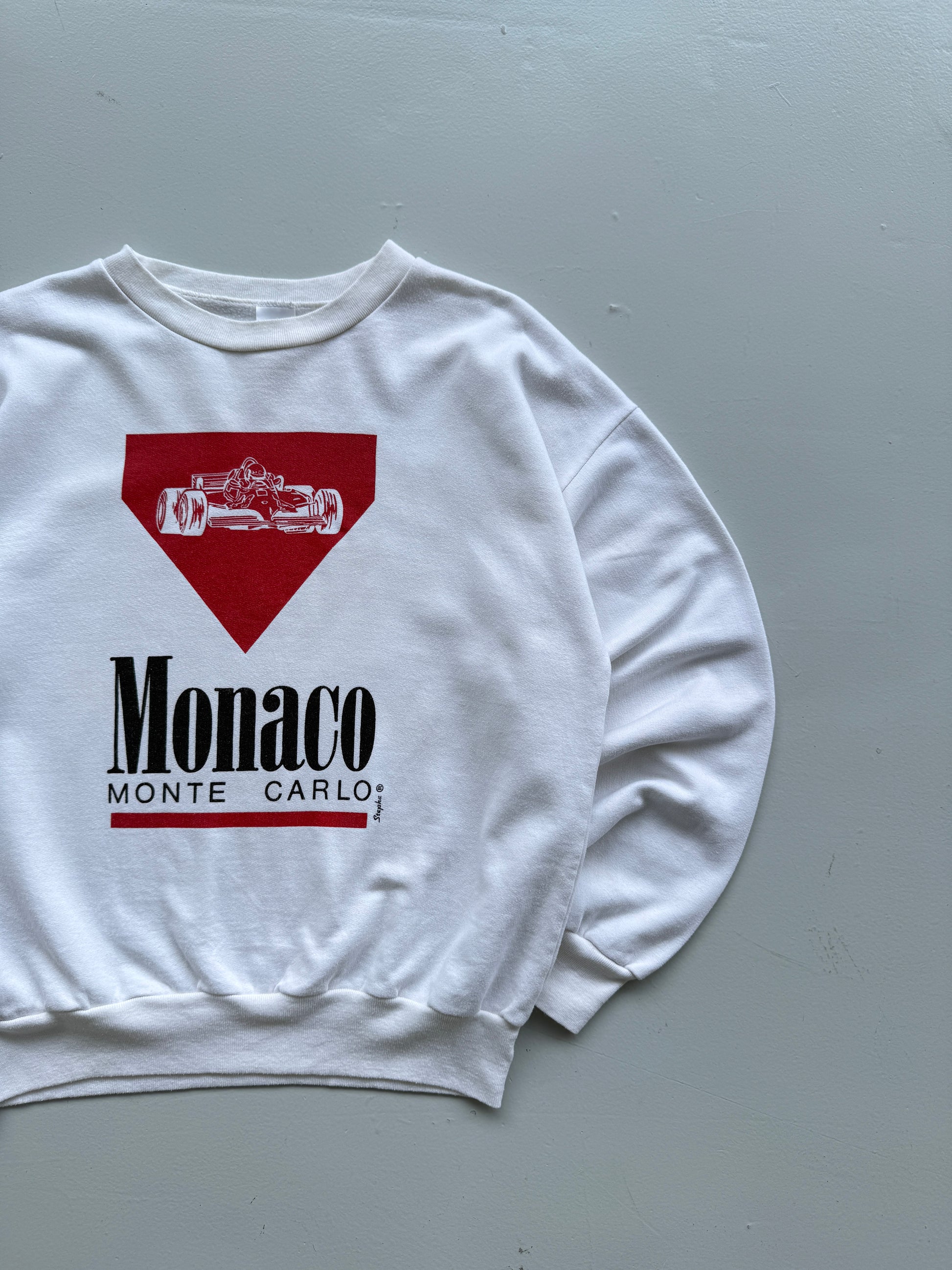 Monaco Monte Carlo F1 Racing 90's Vintage Sweatshirt - Small
